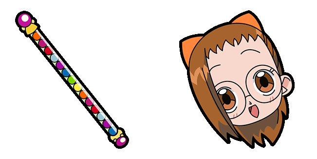 Ojamajo Doremi Hazuki Fujiwara & Magic Wand Animated Cursor