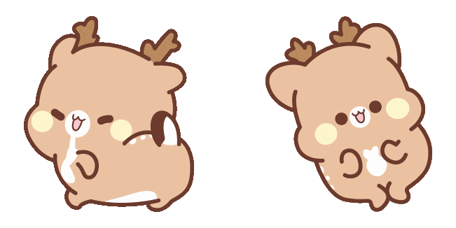 Sweethouse Happy Deer Animated Cursor