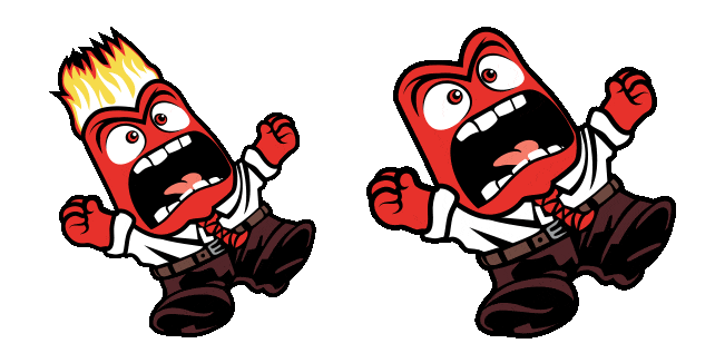 Inside Out Anger Animated Cursor