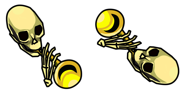 Trumpet Skeleton Meme Cursor