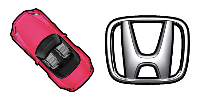 Red Honda S2000 Cursor