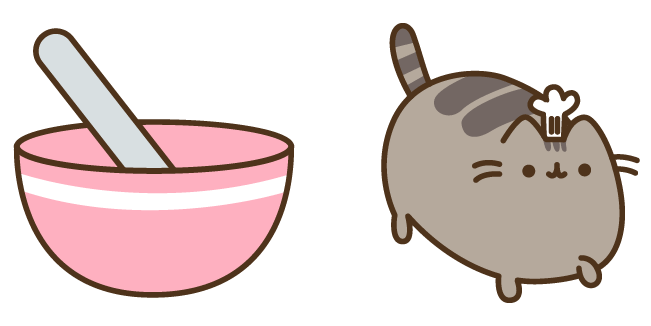 Pusheen the Chef & Cooking Bowl Cursor