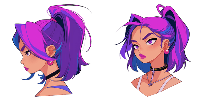 Impressive Baddie Girl Cursor