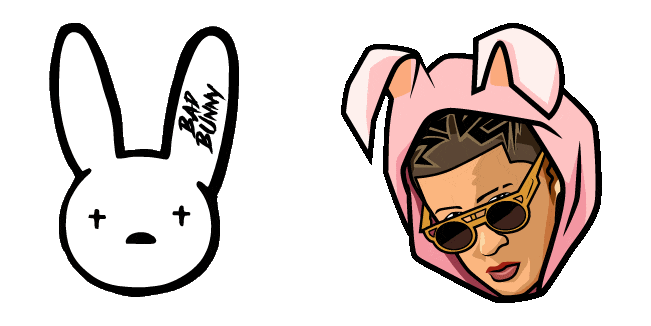 Bad Bunny & Logo Animated Cursor