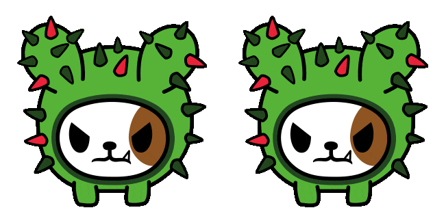 Tokidoki Cactus Dog Animated Cursor