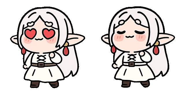 Cute Frieren Sousou no Frieren Animated Cursor