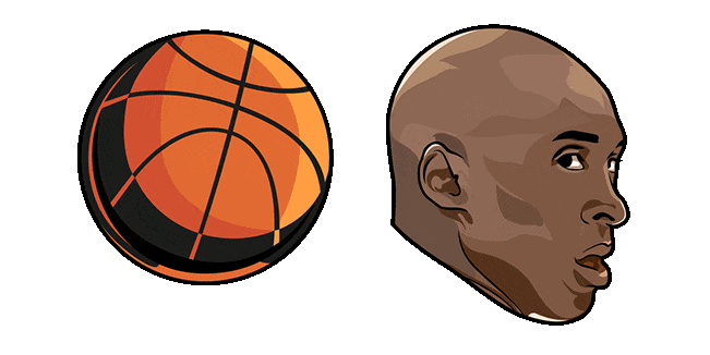 Kobe Bryant & Larry O'Brien Championship Trophy Animated Cursor