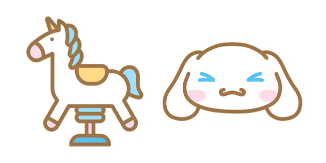 Sanrio Cinnamoroll & Rocking Unicorn Cursor