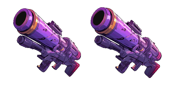 Futuristic Game Gun Animated Cursor