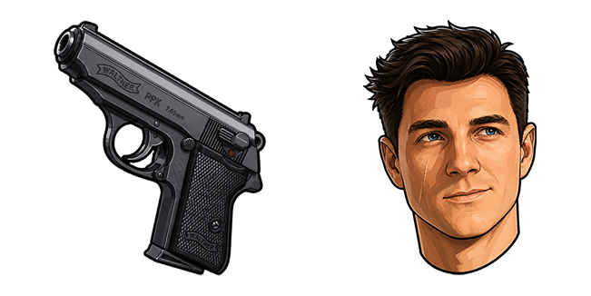 007 First Light James Bond & Walther PPK Cursor