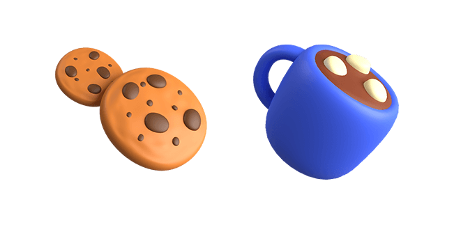 Cookies & Hot Chocolate 3D Cursor