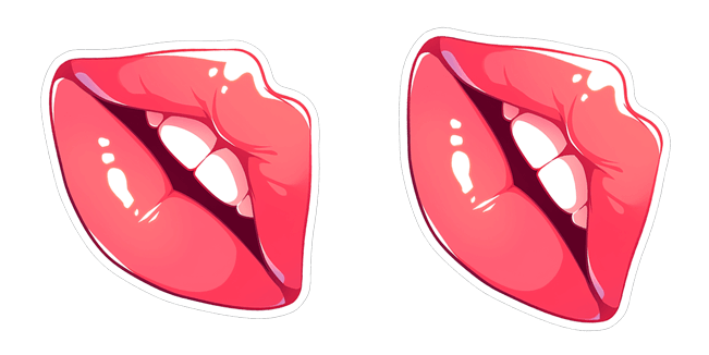 Juicy Pink Lips Cursor