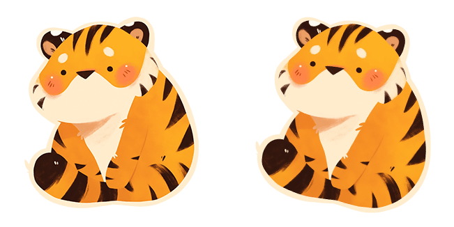 Cute Striped Tiger Cursor