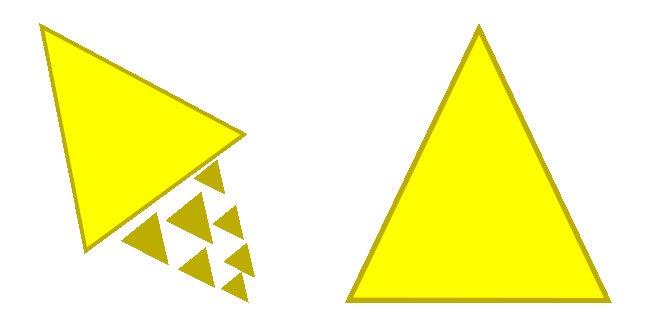 Just Shapes & Beats Yellow Triangle Cursor