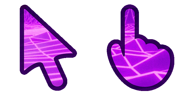 Colorful Synthwave Animated Cursor
