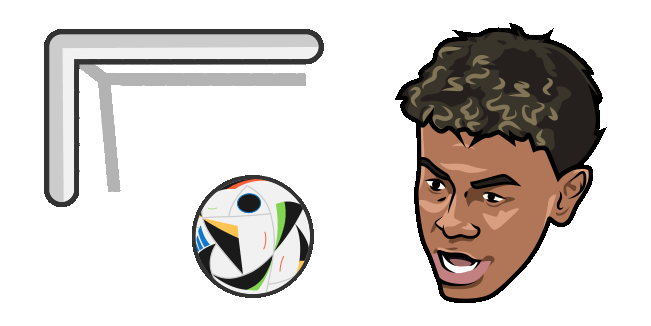 Lamine Yamal & Goal Animated Cursor