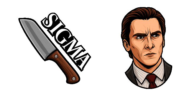 American Psycho Look of Disapproval Meme Animated Cursor
