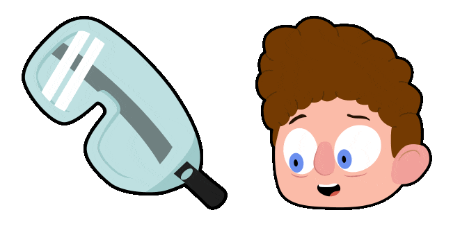 Camp Camp Neil & Glasses Animated Cursor