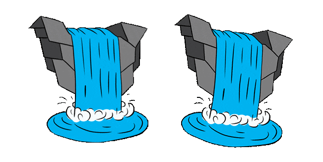 Waterfall Animated Cursor