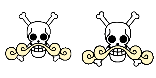 One Piece Roger Pirates Animated Cursor
