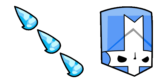 Castle Crashers Blue Knight Animated Cursor