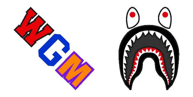A Bathing Ape WGM & Shark Face Animated Cursor