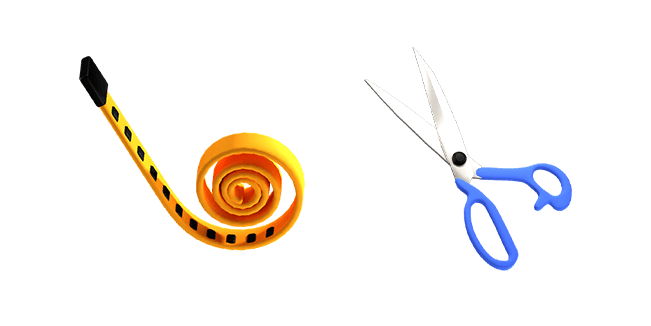 Measure Tape & Scissors 3D Cursor