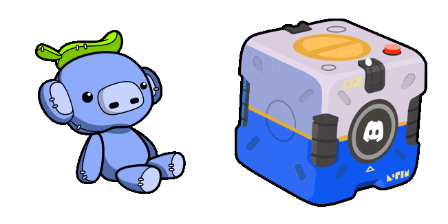 Discord Loot Boxes Cute Plushie Animated Cursor