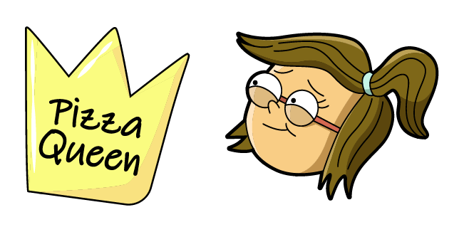 Regular Show Eileen & Pizza Queen Crown Cursor