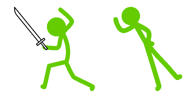 Animator vs. Animation Green Stick Figure Animated Cursor
