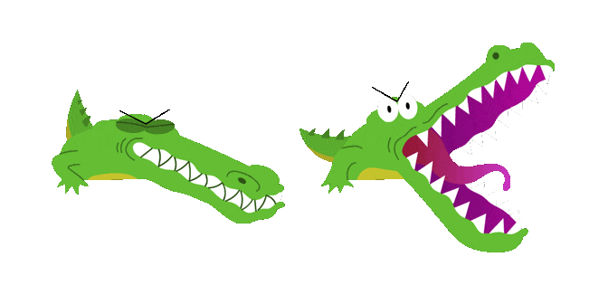 Angry Crocodile Animated Cursor