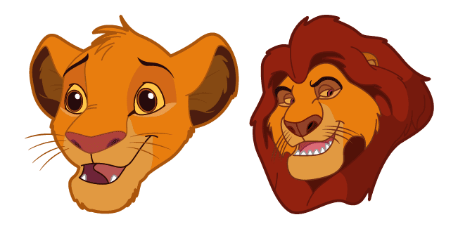 The Lion King Mufasa & Simba Cursor