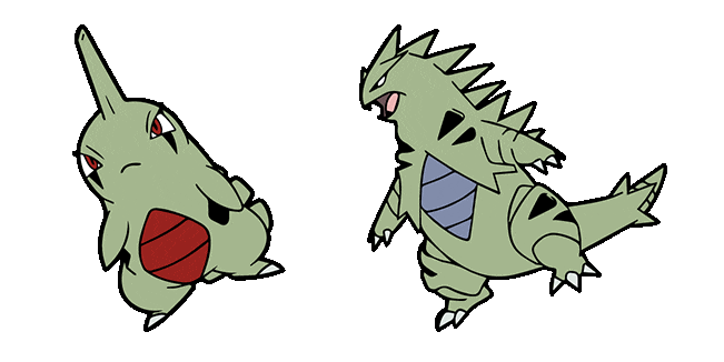 Pokemon Larvitar & Tyranitar Animated Cursor