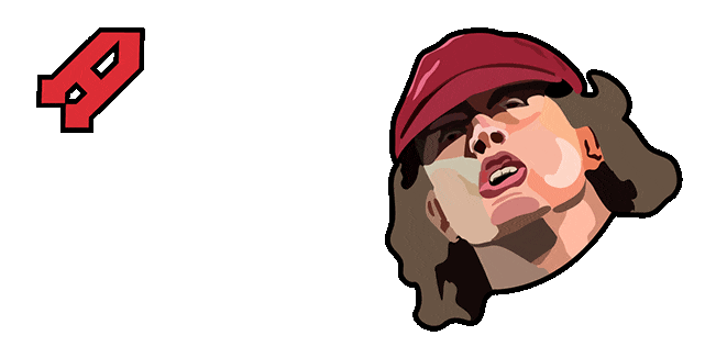AC/DC Angus Young & Logo Animated Cursor