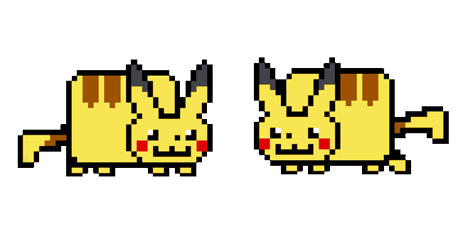 Pikachu Nyan Cat Animated Cursor