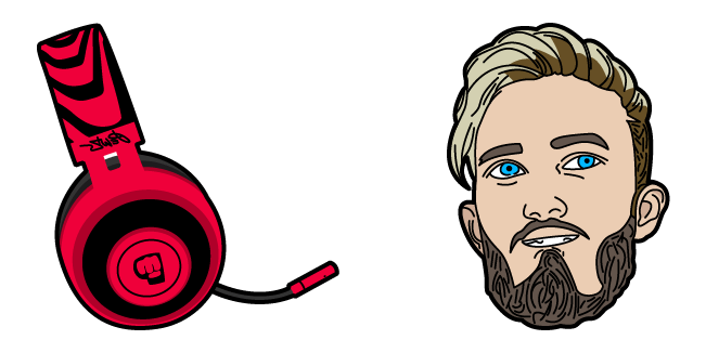 PewDiePie & Headphones Cursor