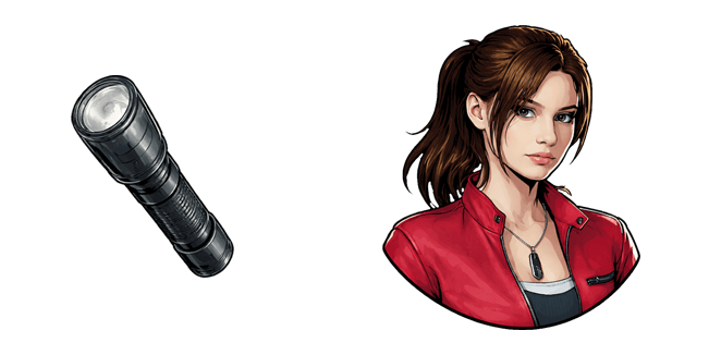 Resident Evil Claire Redfield & Flashlight Cursor