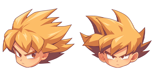 Chibi Super Saiyan Goku Dragon Ball Cursor