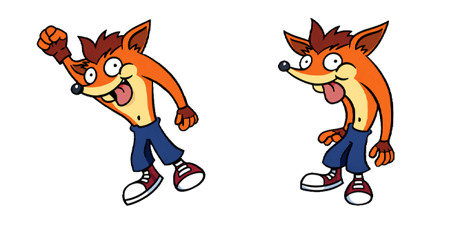 Funny Crash Bandicoot Gaming Cursor