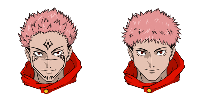 Jujutsu Kaisen Yuji Itadori & Sukuna Cursor