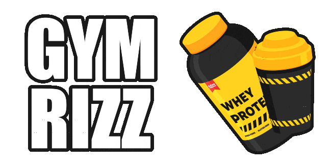 Protein Shake & Gym Rizz Animated Cursor