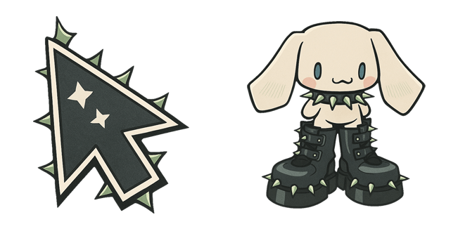 Cinnamoroll Goth Boots Cursor
