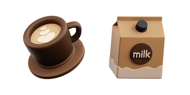 Latte Art & Milk 3D Cursor