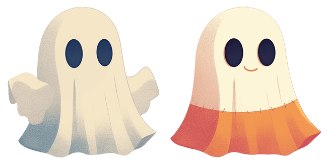 Cute Halloween Ghost Cursor