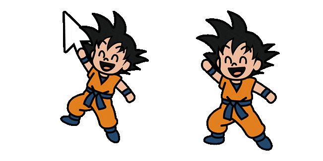 Dragon Ball Goku & Arrow Animated Cursor
