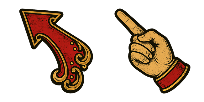 Vintage Circus Arrow Cursor