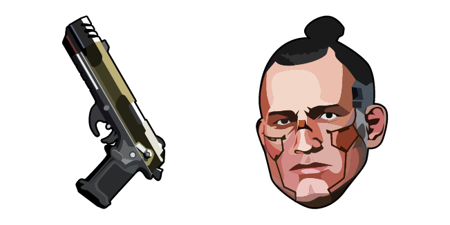 Jackie Welles & La Chingona Dorada Pistol Cursor