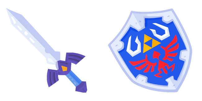 Legend of Zelda Master Sword & Hylian Shield Cursor