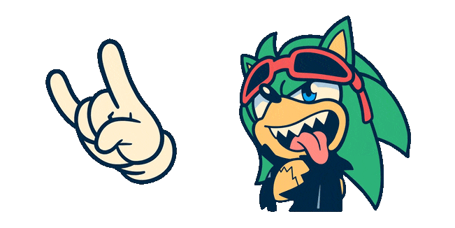 Sonic Scourge the Hedgehog Animated Cursor