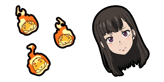Fire Force Maki Oze & Fireball Spirits Animated Cursor